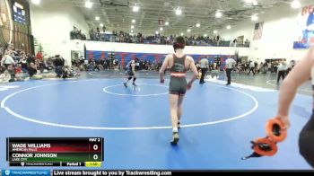 120 lbs Cons. Round 1 - Wade Williams, American Falls vs Connor Johnson, Lake City