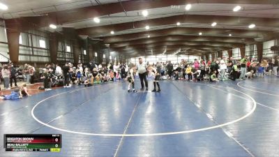 71 lbs Cons. Round 5 - Brighton Brown, Wasatch Wrestling Club vs Beau Balliett, Roy Wrestling Club