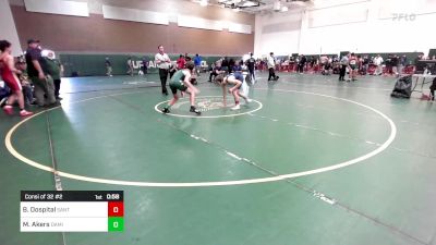 126 lbs Consi Of 32 #2 - Braiden Dospital, Santa Rosa Academy vs Myles Akers, Damien