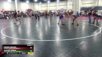 126 lbs Round 4 (6 Team) - Jacob Fuentes, Florida Young Gunslingers vs Hunter Hinkle, S.E.O. Wrestling Club- Team Red