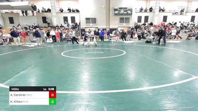 145 lbs Consi Of 16 #2 - Aiden Gardiner, Bristol-Plymouth/Coyle Cassidy vs Kyle Killam, Plymouth South