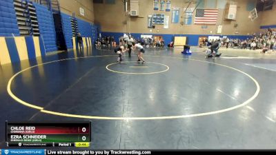 115lbs Cons. Round 3 - Ezra Schneider, Emerald Ridge (Girls) vs Chloe Reid, Chiawana (Girls)