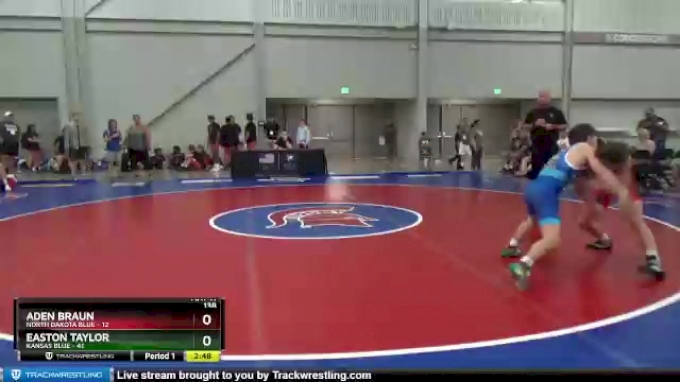 138 lbs Quarterfinals (8 Team) - Aden Braun, North Dakota Blue vs ...