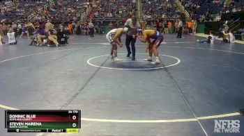 3A 170 lbs Quarterfinal - Dominic Blue, Scotland County vs Steven Mairena, North Gaston