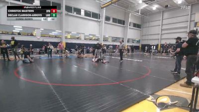 50 lbs Consolation - Christos Masters, Spring City vs Declan Clarkson-Arroyo, Lansdowne