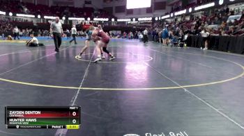 138 lbs Cons. Round 3 - Zayden Denton, Centennial vs Hunter Haws, Mountain View