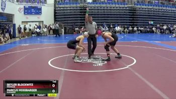 138 lbs Champ. Round 3 - Skyler Blockwitz, Franklin vs Marcus Mossbarger, ELMWOOD