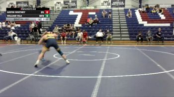 157 lbs Cons. Round 2 - William Vila, Wvu Tech (W.Va.) vs Justin Whitney, Brewton-Parker (ga)