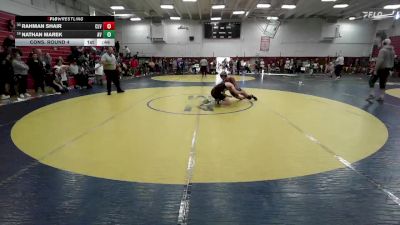 134 lbs Cons. Round 4 - Nathan Marek, Amador Valley vs Rahman Shair, Clayton Valley