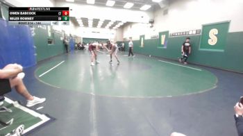 144 lbs Cons. Round 2 - Miles Romney, Del Norte (San Diego) vs Owen Babcock, Cherokee Trail