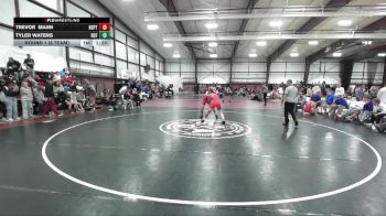 150 lbs Round 1 (8 Team) - Trevor Mann, North Sanpete vs Tyler Waters, Richfield