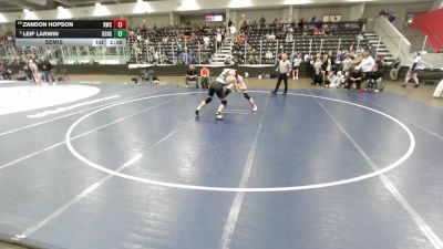 175 lbs Semis - Leif Larwin, Bend Senior High School Wrestling vs Zandon Hopson, Reddot Wrestling Club