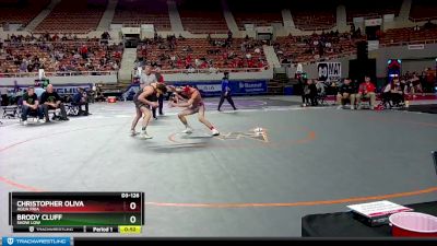 D3-126 lbs Cons. Round 1 - Christopher Oliva, Agua Fria vs Brody Cluff, Show Low