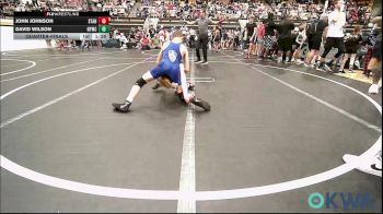84 lbs Quarterfinal - John Johnson, Standfast vs David Wilson, Newcastle Youth Wrestling