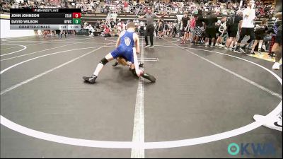 84 lbs Quarterfinal - John Johnson, Standfast vs David Wilson, Newcastle Youth Wrestling