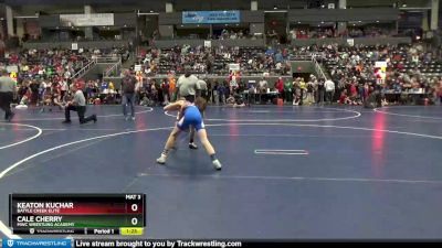 90 lbs Champ. Round 2 - Cale Cherry, MWC Wrestling Academy vs Keaton Kuchar, Battle Creek Elite