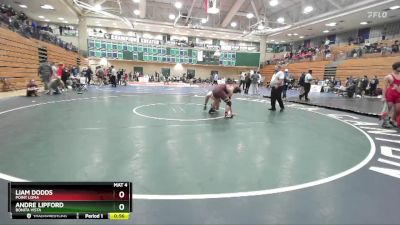 165 lbs 5th Place Match - Liam Dodds, Point Loma vs Andre Lipford, Bonita Vista