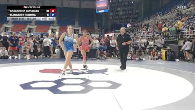 155 lbs Quarters - Cassandra Gonzales, MN vs Margaret Buurma, MI