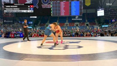 235 lbs Champ. Rd Of 16 - Anna Bozanic, CA vs Maliana Heimuli, TX