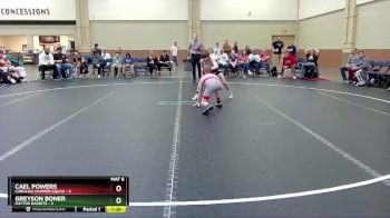 80 lbs Round 5 (6 Team) - Greyson Boner, Dayton Bandits vs Cael Powers, Carolina Hammer Squad