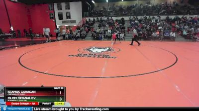 113 lbs Champ. Round 1 - Seamus Gahagan, Chicago (ST. RITA) vs Islom Ismanaliev, Plainfield (SOUTH)