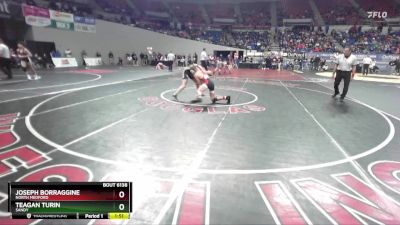 6A-126 lbs Champ. Round 2 - Teagan Turin, Sandy vs Joseph Borraggine, North Medford