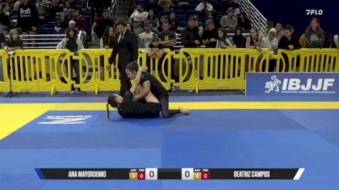 Beatriz Campos vs Ana Mayordomo 2025 Pan IBJJF Jiu-Jitsu No-Gi Championship