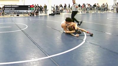 150 lbs Round Of 64 - Gunnar Gossett, OH vs Bentley Sly, NC