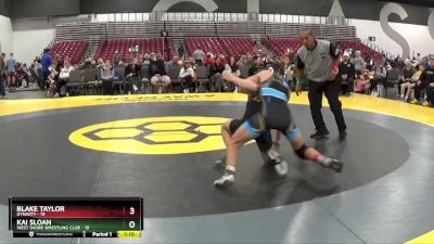 139 lbs Round 2 (8 Team) - Blake Taylor, Dynasty vs Kai Sloan, West Shore Wrestling Club