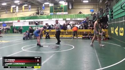 190 lbs Cons. Round 2 - Cy Finnen, EDISON (Milan) vs Landen Ludrowsky, CLAY