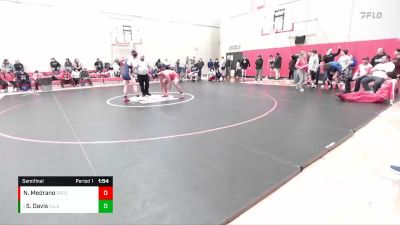 182 lbs Semifinal - Sean Davis, Ellensburg vs Nehemiah Michael Medrano, Prosser