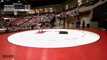 110 lbs 3rd Place - Olivia Manes, Joplin vs Ariyana Mead, Jay HS
