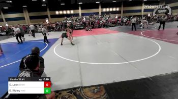 130 lbs Consi Of 16 #1 - Daryn Leon, Brawley Union HS vs Gabriel Ripley, Pride WC