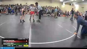 92 lbs Semifinal - Thayne Paxton, Southern Wake Wrestling vs Matthew New, Team Bear Wrestling Club