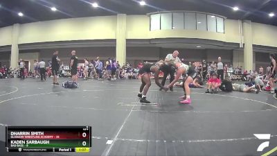 167 lbs Finals (2 Team) - Dharrin Smith, Glasgow Wrestling Academy vs Kaden Sarbaugh, Bad Bass