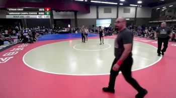 120 lbs 1st Place Match - Abraham Campa Cortes, Canyon Randall vs Ethan Orat, Fort Worth Chisholm Trail