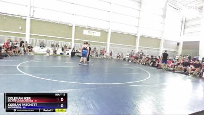 215 lbs Round 3 (8 Team) - Coleman Iker, Oklahoma Outlaws Red vs Corban Patchett, Washington