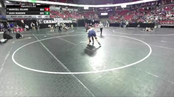 D1-285 lbs Cons. Round 1 - Alex Warden, Bay Port vs Marcell Eiland, Milw. Lutheran
