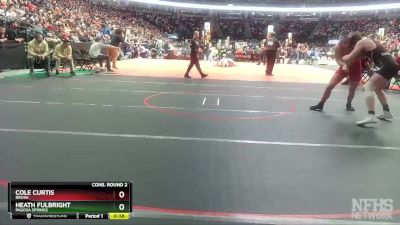 175-3A Cons. Round 2 - Heath Fulbright, Pagosa Springs vs Cole Curtis, Brush