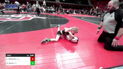 61 lbs Semifinal - Andrew Johnson, Pitbull Wrestling Academy vs Dugan Allen, Barnsdall Youth Wrestling