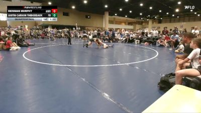 140 lbs Quarterfinal - Justin Carson Thibodeaux, Predator Wrestling vs Heisman Murphy, All American Wrestling Club