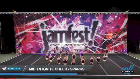 Mid TN Ignite Cheer - Sparks [2022 L1 Performance Recreation - 8 and Younger (NON) Day 1] 2022 JAMfest Nashville Classic