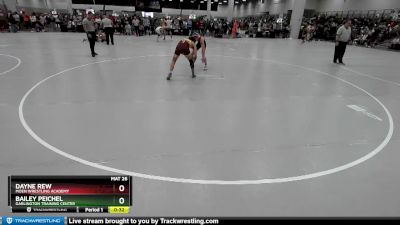 144 lbs Cons. Round 6 - Bailey Peichel, Garlington Training Center vs Dayne Rew, Moen Wrestling Academy