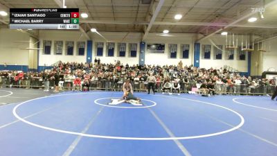 120 lbs Round Of 16 - Izaiah Santiago, Central Catholic vs Michael Barry, Wakefield