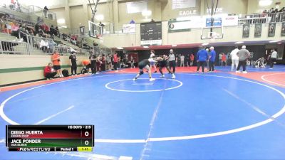 215 lbs Champ. Round 2 - Diego Huerta, EDISON PREP vs Jace Ponder, Van Buren
