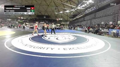 Boys 1A 165 lbs Champ. Round 2 - Braden Swihart, Castle Rock vs Koy Knox, Tenino