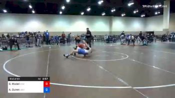70 kg Prelims - Garrett Model, Wisconsin Regional Training Center vs Austin Duren, Unattached