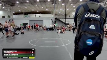 190 lbs Semis (4 Team) - Hayden Myers, Cavalier WC vs Ryan Schneider, South Side WC Black