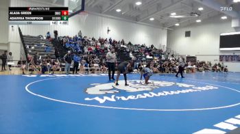 132 lbs Placement Matches (8 Team) - Adaissia Thompson, Ocean Springs Women vs Alaija Green, St. Martin High School Girls
