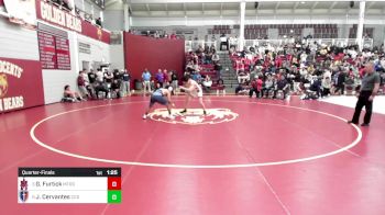 157 lbs Quarterfinal - Graham Furtick, Metrolina Christian vs Joshua Cervantes, Cornerstone Christian